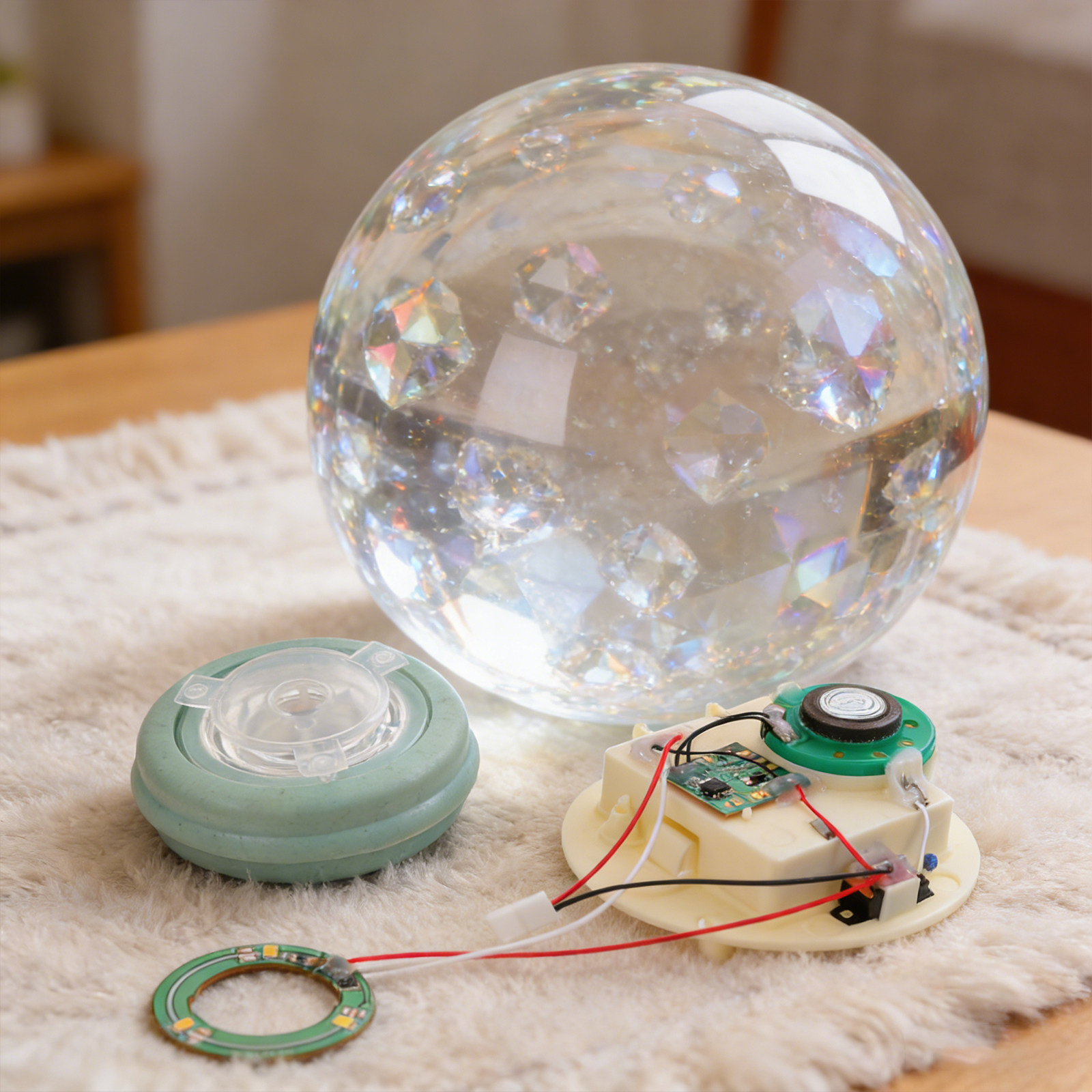 Snow Globe Musical - DIY Snow Globe Movement Music Light