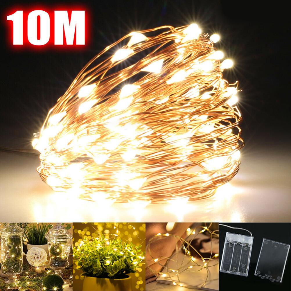 Led Fairy String Lights - Copper Wire Lamp 10M LED Fairy