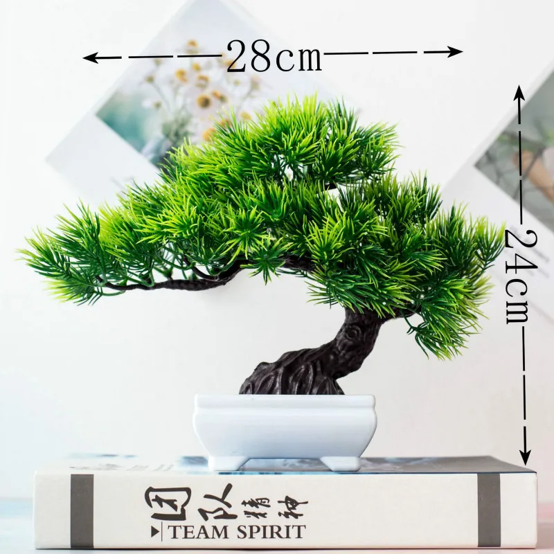 Christmas Tree Artificial - 1pcs Artificial Green Plants Bonsai Pine