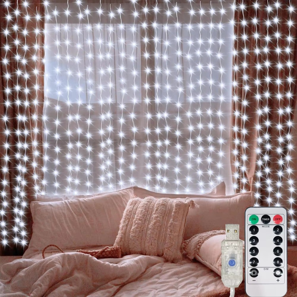 Led Fairy String Lights - LED Curtain String Lights Garland USB