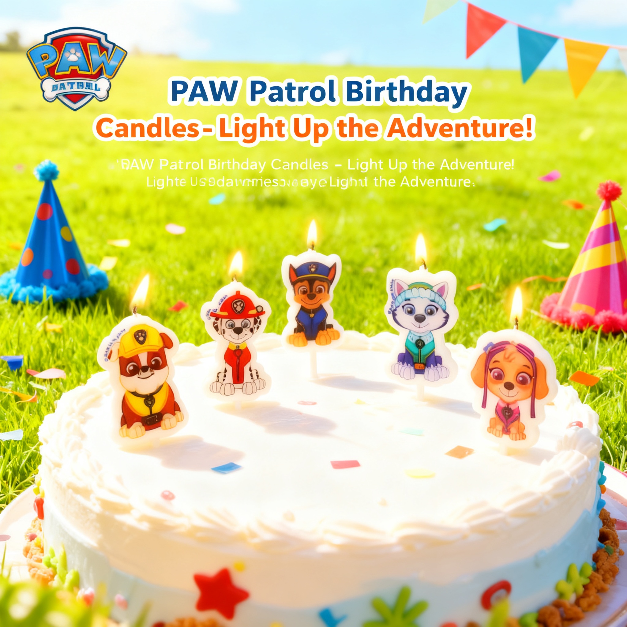 Holiday Candle Set - Paw Patrol Anime Number 0-9 Candle