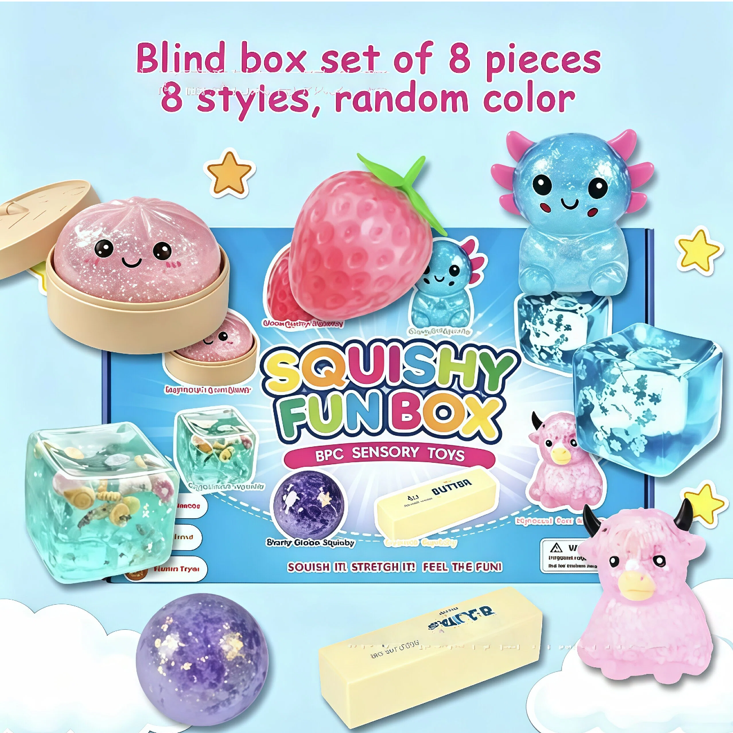 Advent Calendar Gift - Maltose Squishy Advent Calendar Bun Stress