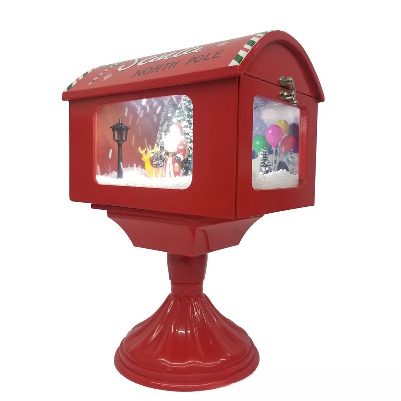 Snow Globe Musical - Christmas Decoration with Music and Rotating