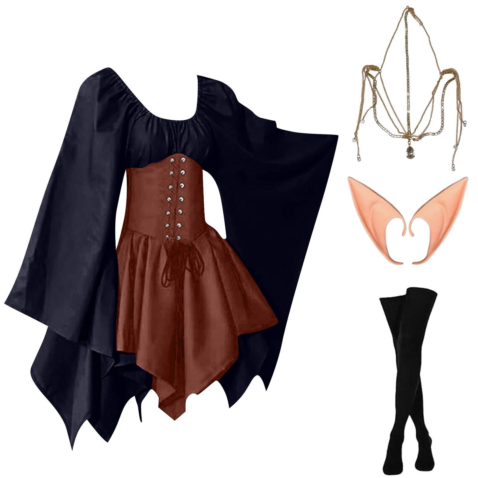 Halloween Cosplay Palace Victo - Elf Costume Christmas ulasan dan harga