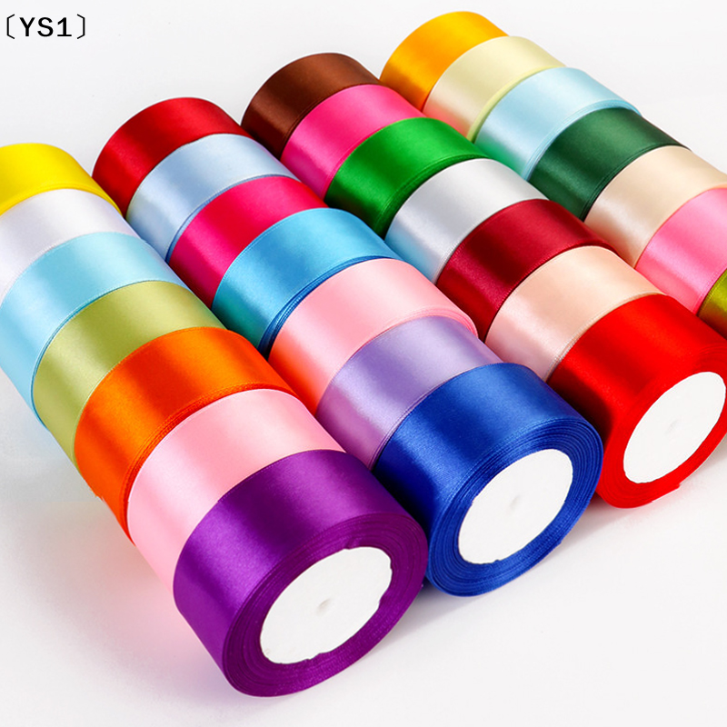 〔YS1〕4cm 25 Yards Satin Ribbon - Ribbon Bow Gift ulasan dan harga