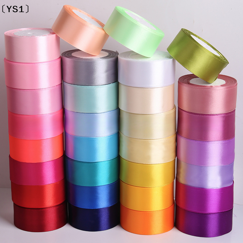 〔YS1〕4cm 25 Yards Satin Ribbon - Ribbon Bow Gift ulasan dan harga