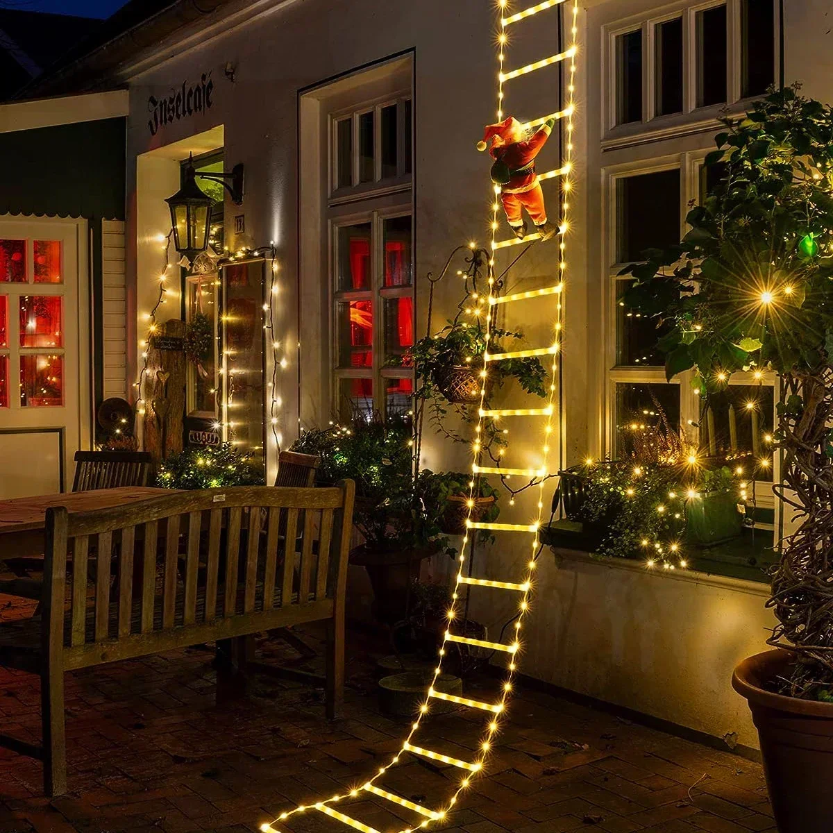 LED Ladder Light for Santa Cla - Christmas Lights Outdoor ulasan dan harga