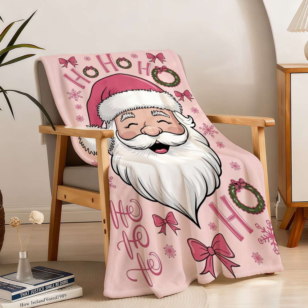 Pink Christmas Blanket Throw S - Christmas Throw Blanket ulasan dan harga