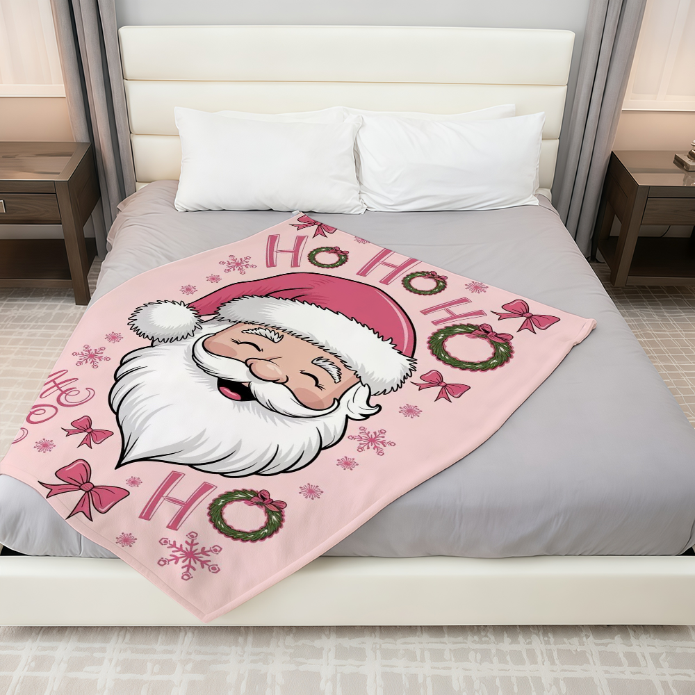 Pink Christmas Blanket Throw S - Christmas Throw Blanket ulasan dan harga