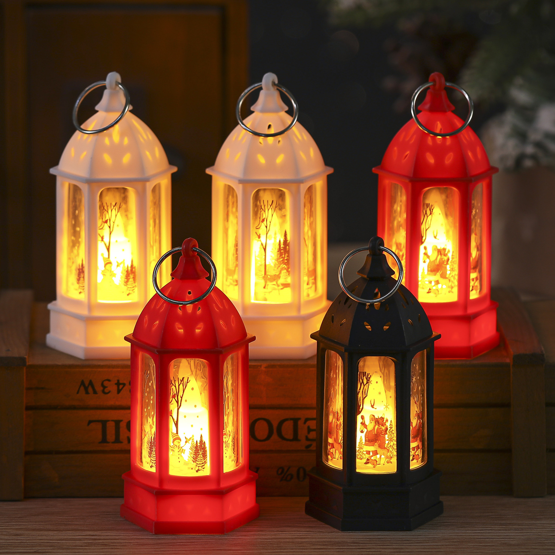 Mini Creative Atmosphere Light - Holiday Candle Set ulasan dan harga