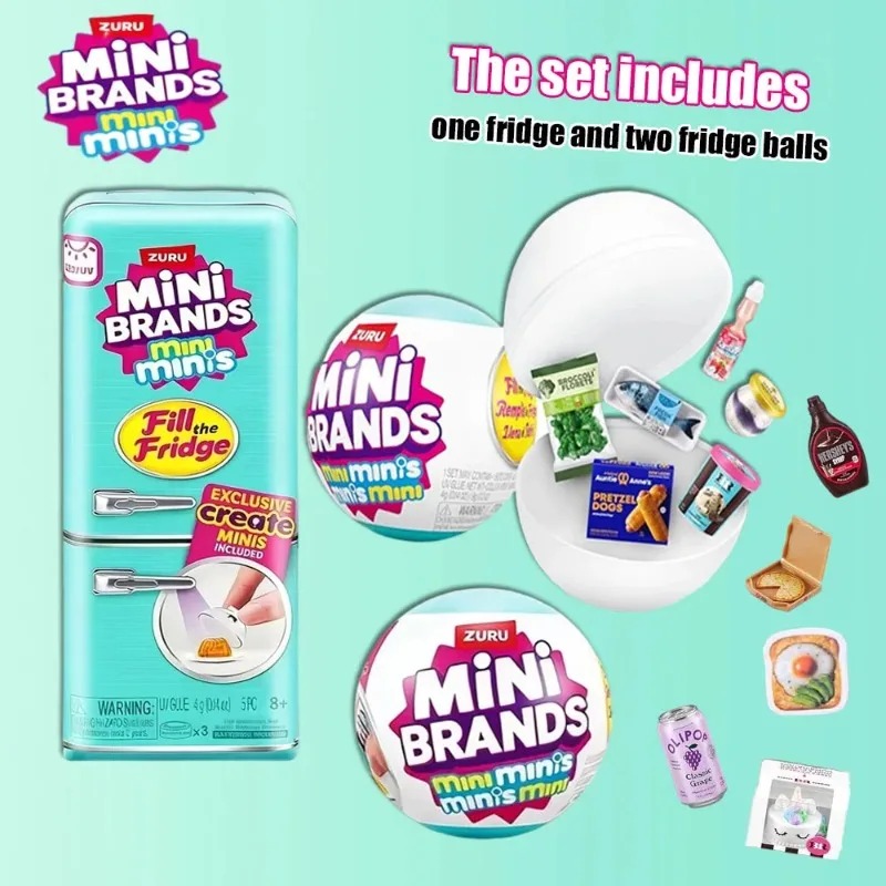 ZURU Mini refrigerator set min - Ornament Ball Set ulasan dan harga