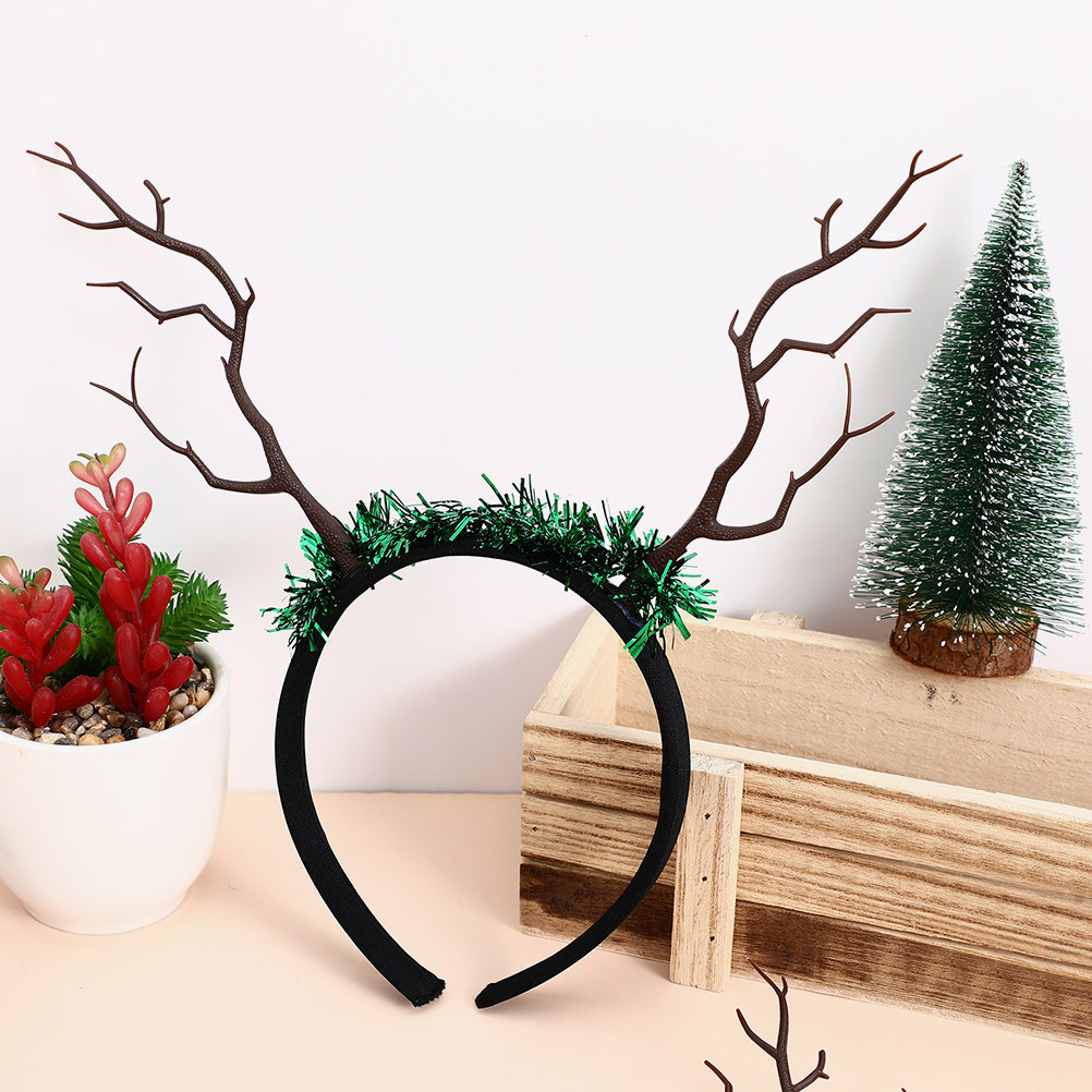 16Pcs Christmas Antler Headban - Reindeer Antlers Headband ulasan dan harga
