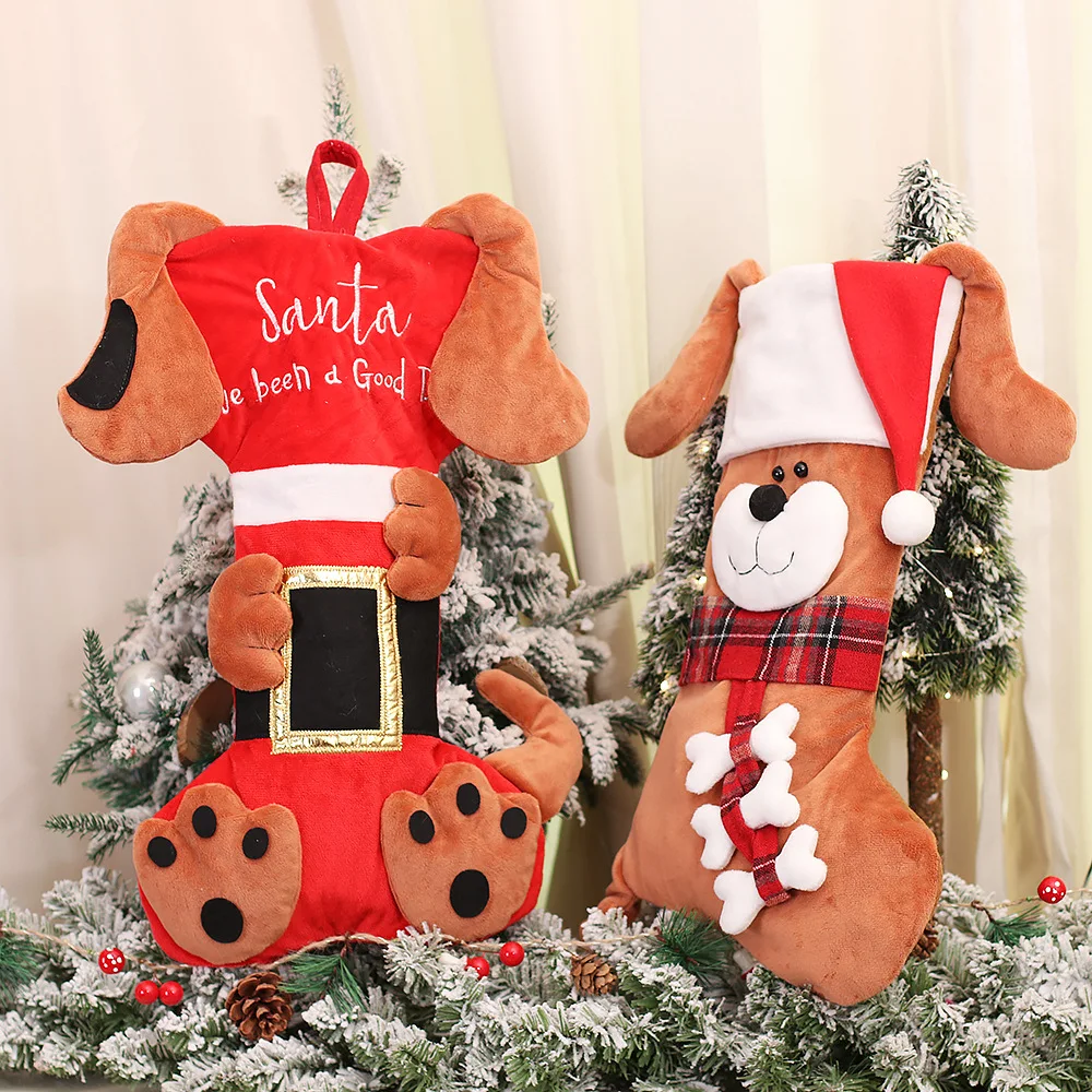 3D Animal Christmas Stockings  - Christmas Stocking Hanging ulasan dan harga