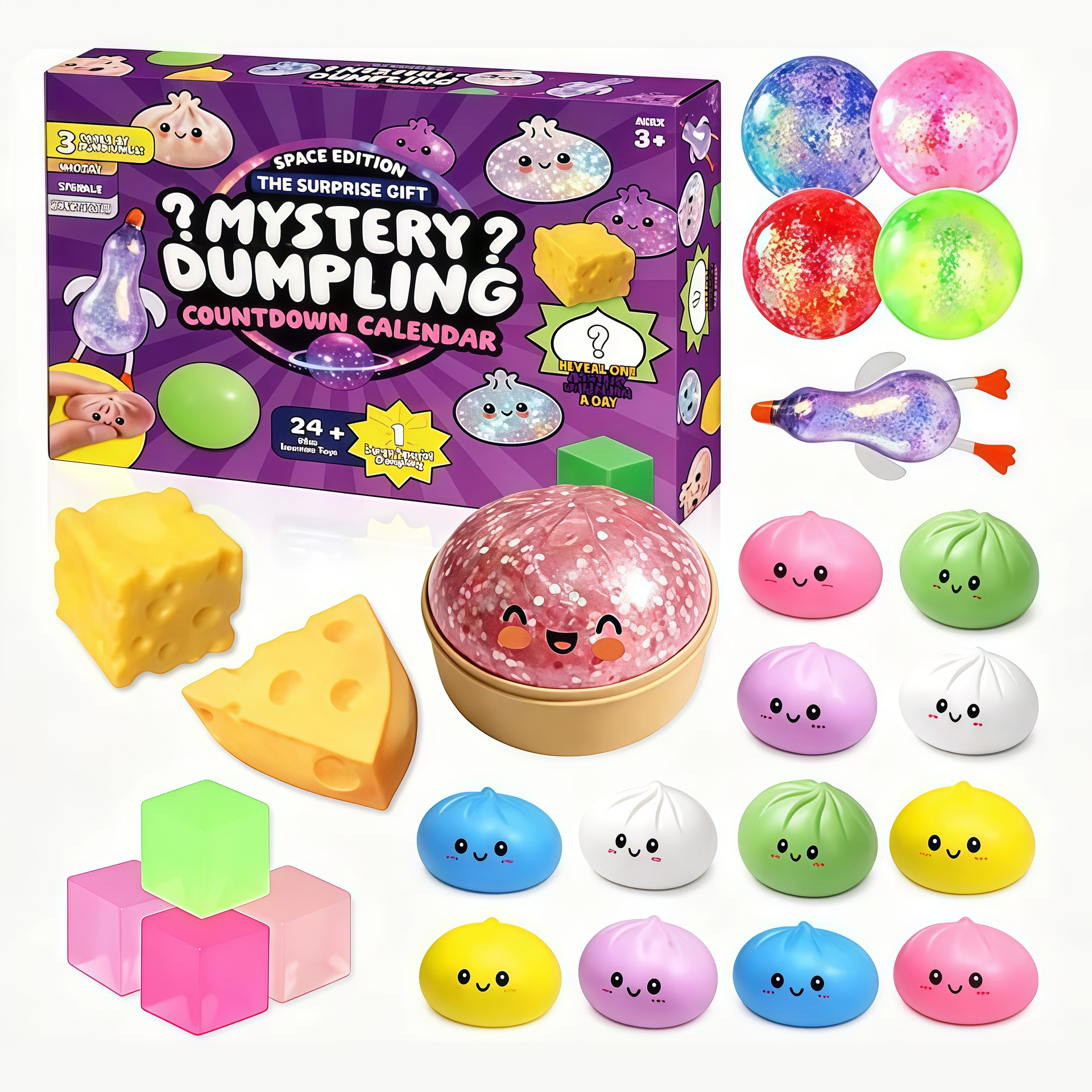 Mystery Dumpling Squishy Adven - Advent Calendar Gift ulasan dan harga
