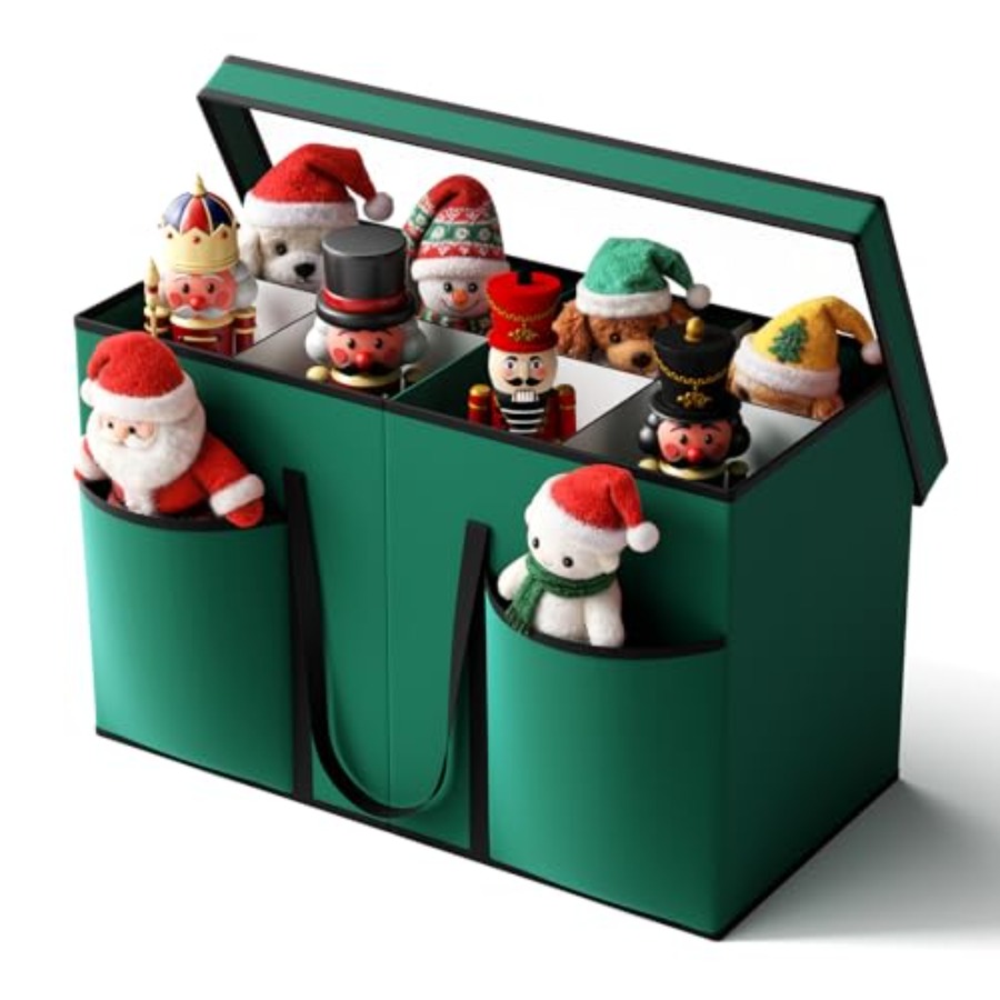 Christmas Figurine Storage Box - Nutcracker Figurine ulasan dan harga