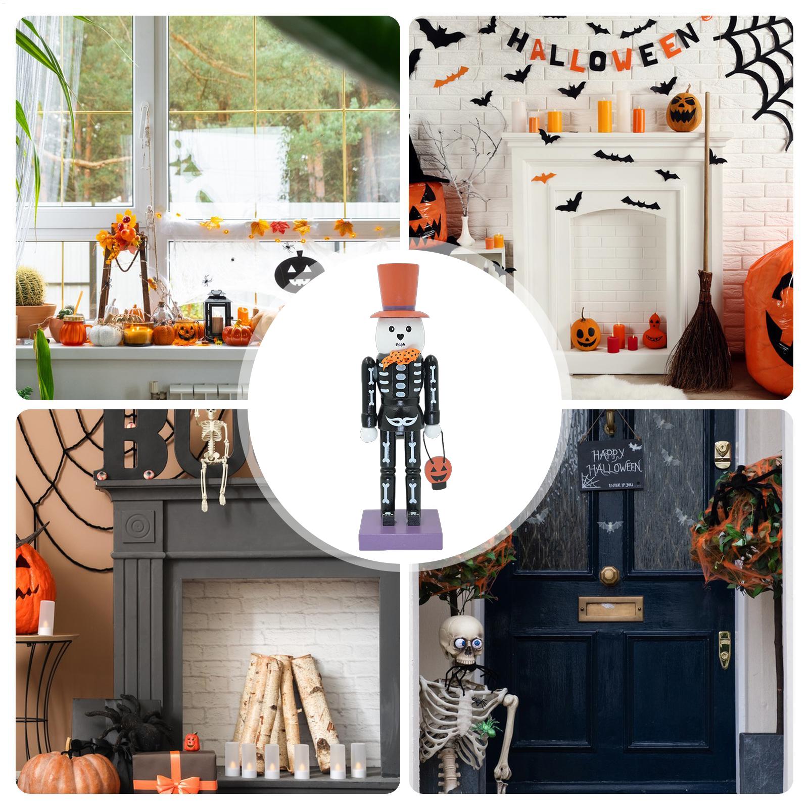 Halloween Nutcrackers Wooden S - Nutcracker Figurine ulasan dan harga