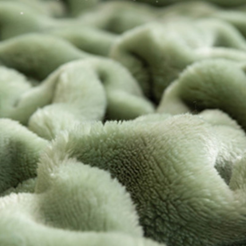 Sage Green Bubble Fleece Blank - Christmas Throw Blanket ulasan dan harga