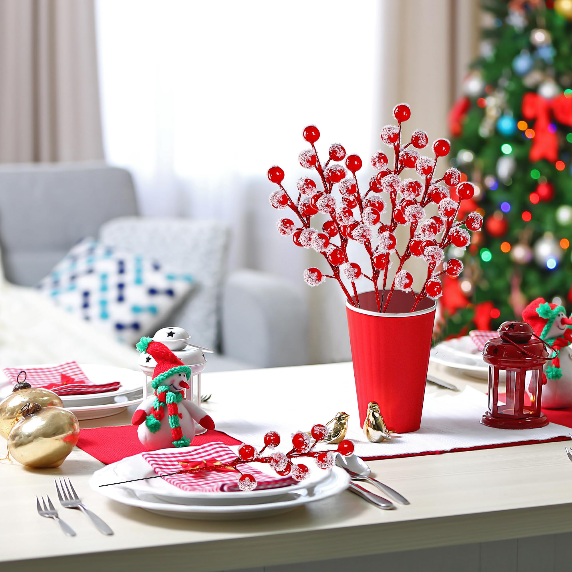 Christmas Red Berry Pine Needl - Christmas Wreath Fake ulasan dan harga