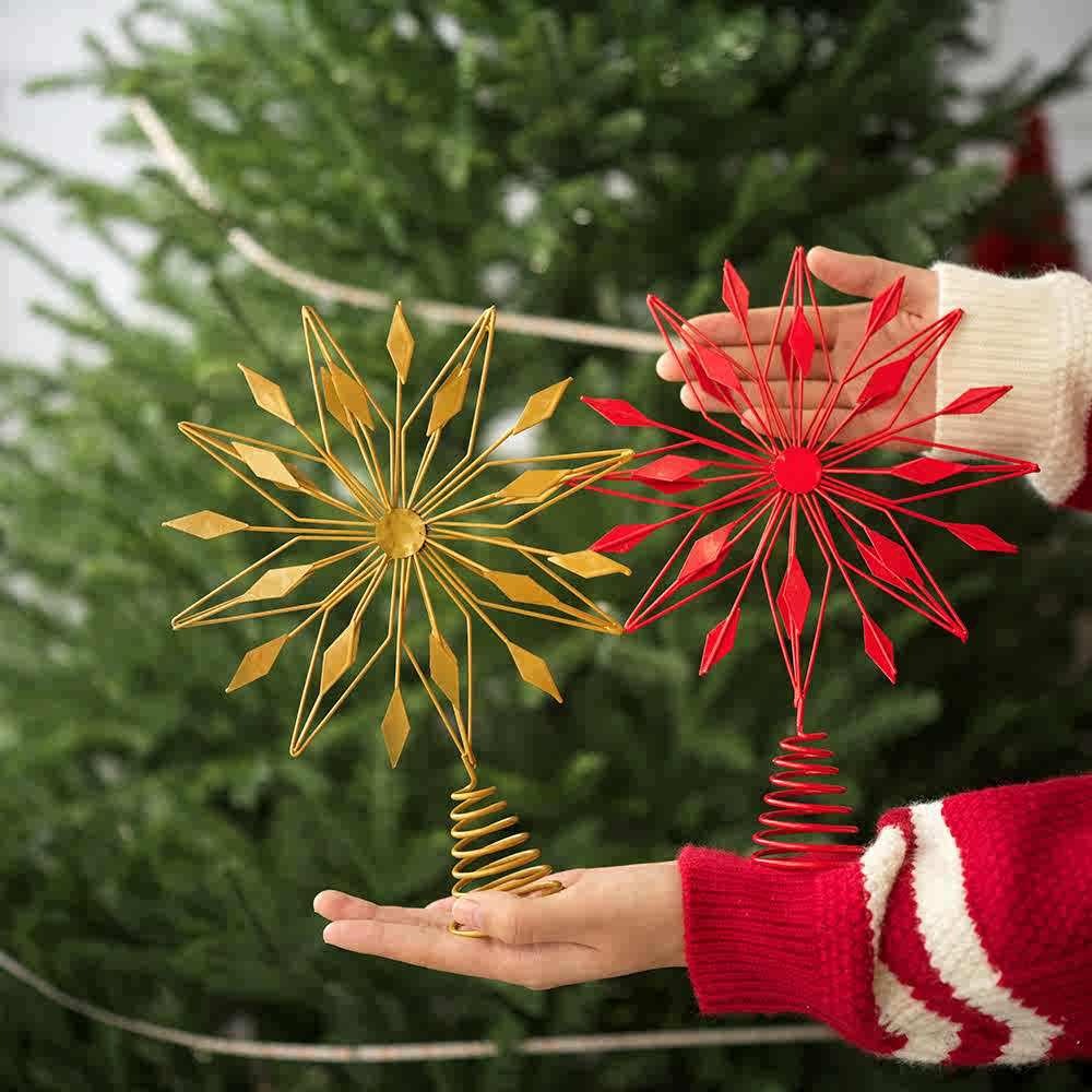 12.6 Inch Creative Led Lights  - Star Tree Topper ulasan dan harga