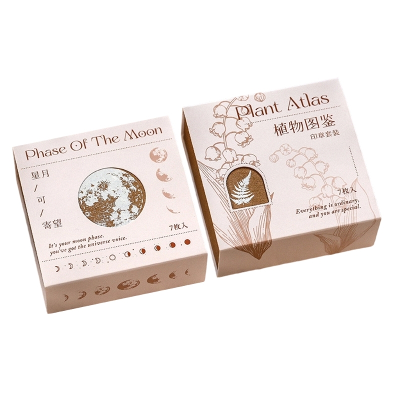 Block Seal Set 7 Piece Boxed P - Gift Box Wrap Set ulasan dan harga