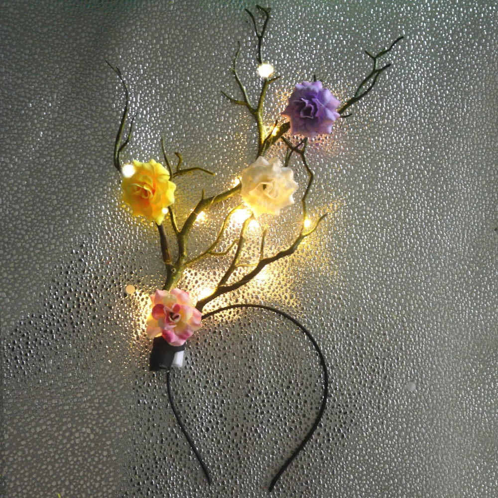 Flower Reindeer Antler Headban - Reindeer Antlers Headband ulasan dan harga