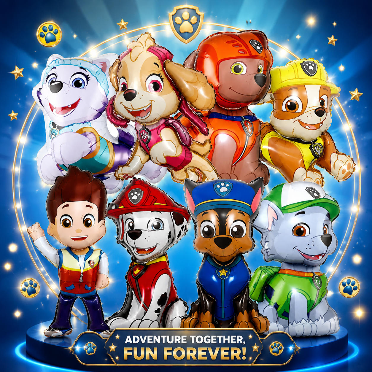 8pcs PAW Patrol Birthday Ballo - Ornament Ball Set ulasan dan harga