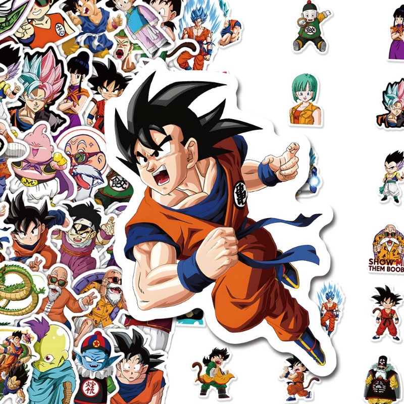 60pcs Anime Dragon Ball sticke - Ornament Ball Set ulasan dan harga
