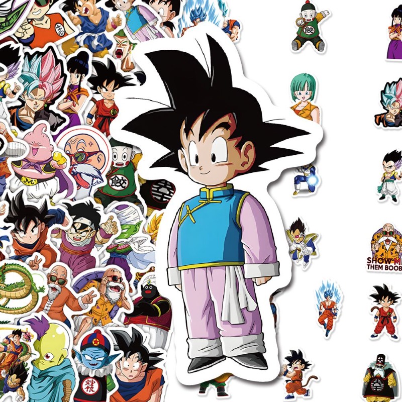60pcs Anime Dragon Ball sticke - Ornament Ball Set ulasan dan harga