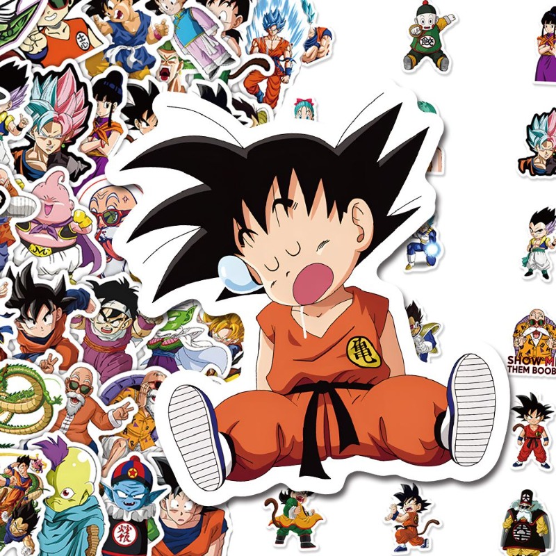 60pcs Anime Dragon Ball sticke - Ornament Ball Set ulasan dan harga