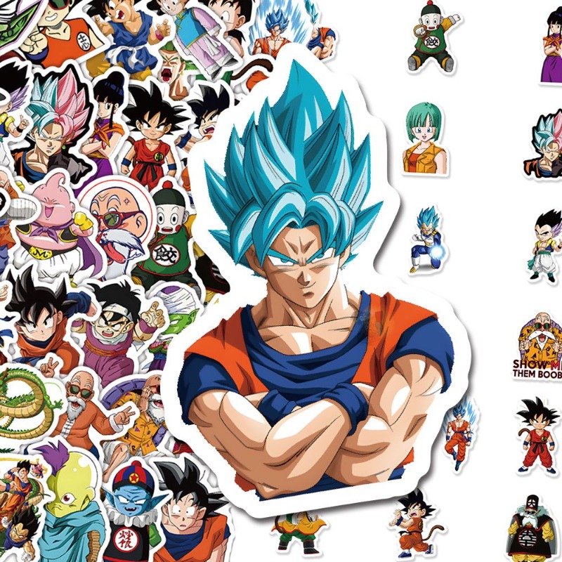 60pcs Anime Dragon Ball sticke - Ornament Ball Set ulasan dan harga