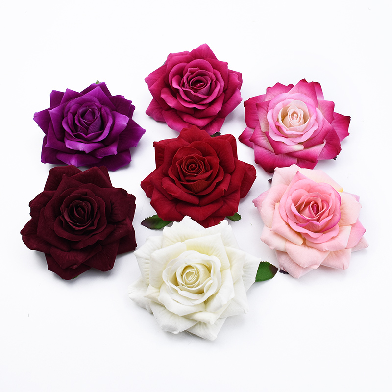 50PCS 10CM Big Roses Artificia - Christmas Wreath Fake ulasan dan harga