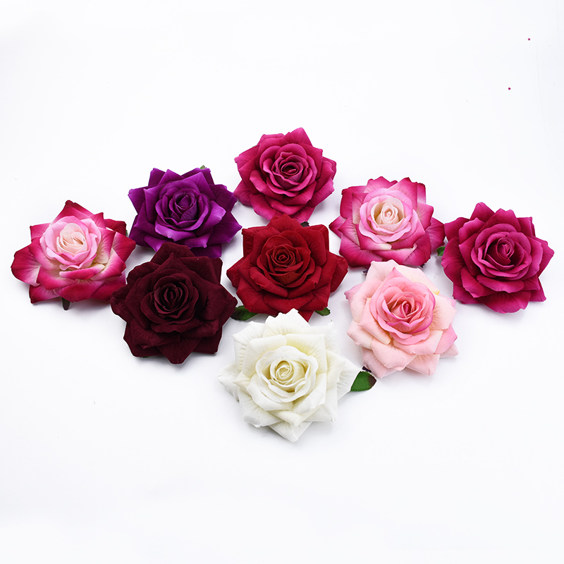 50PCS 10CM Big Roses Artificia - Christmas Wreath Fake ulasan dan harga