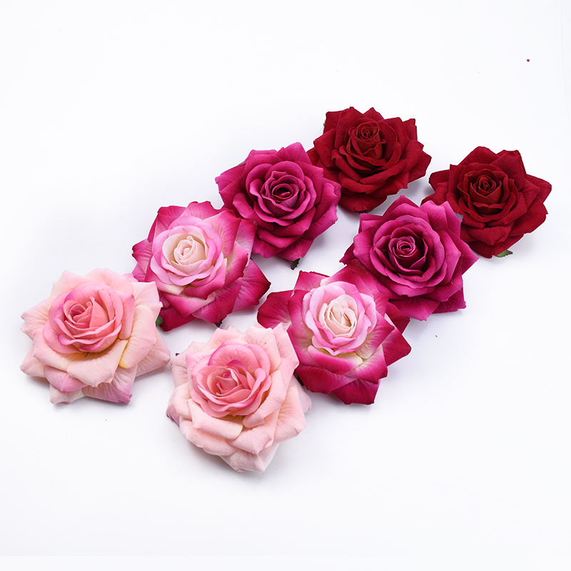 50PCS 10CM Big Roses Artificia - Christmas Wreath Fake ulasan dan harga