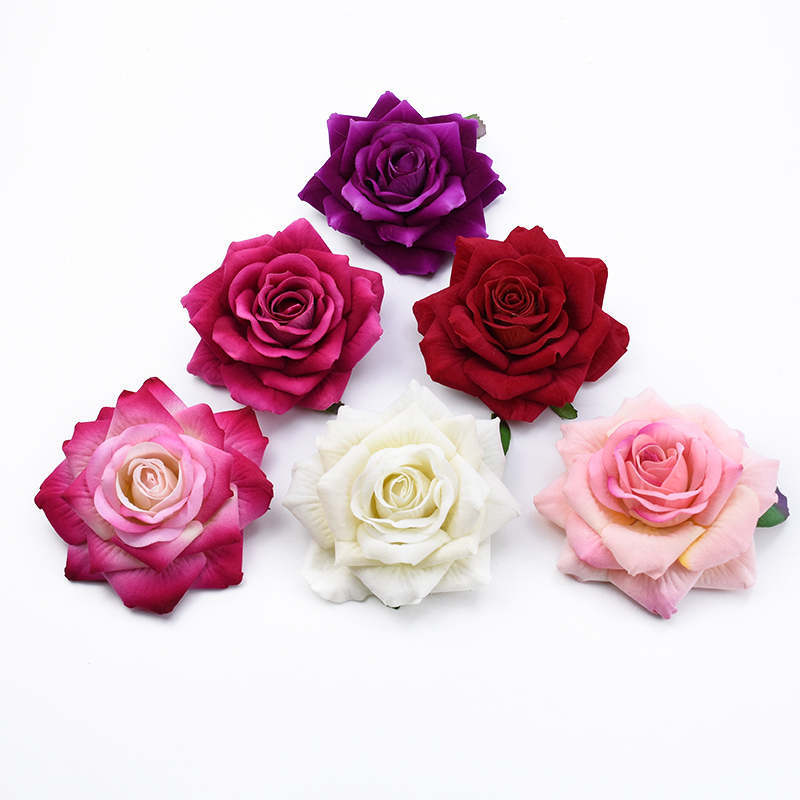 50PCS 10CM Big Roses Artificia - Christmas Wreath Fake ulasan dan harga