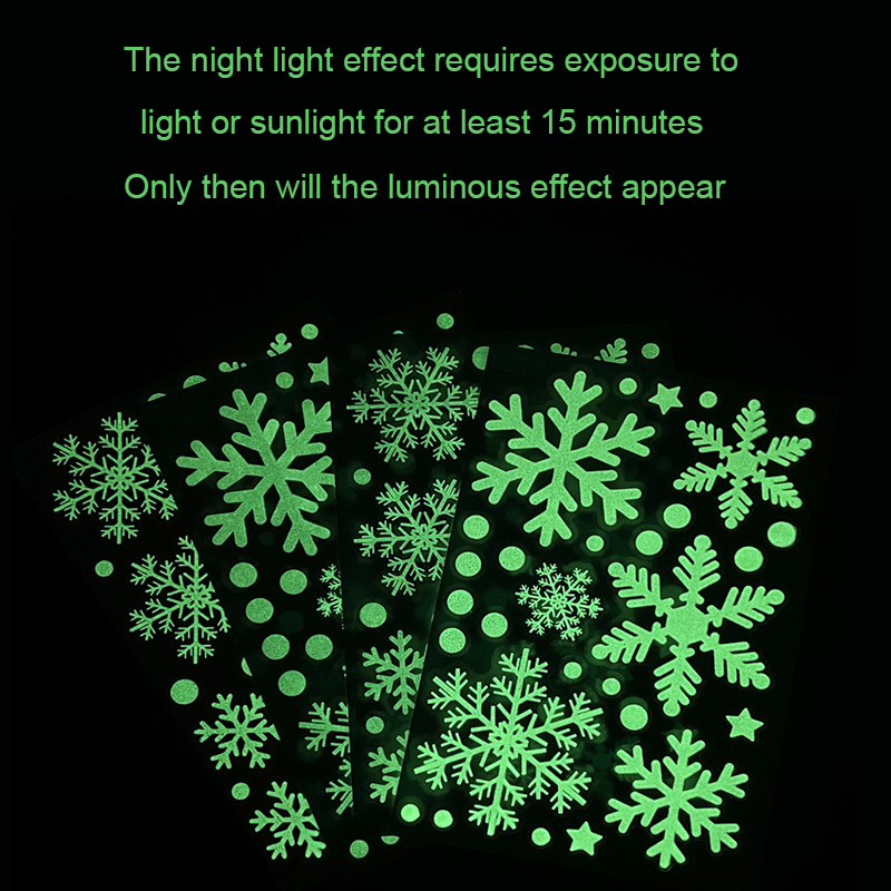 Christmas Luminous Snowflake W - Snowflake Window Decal ulasan dan harga
