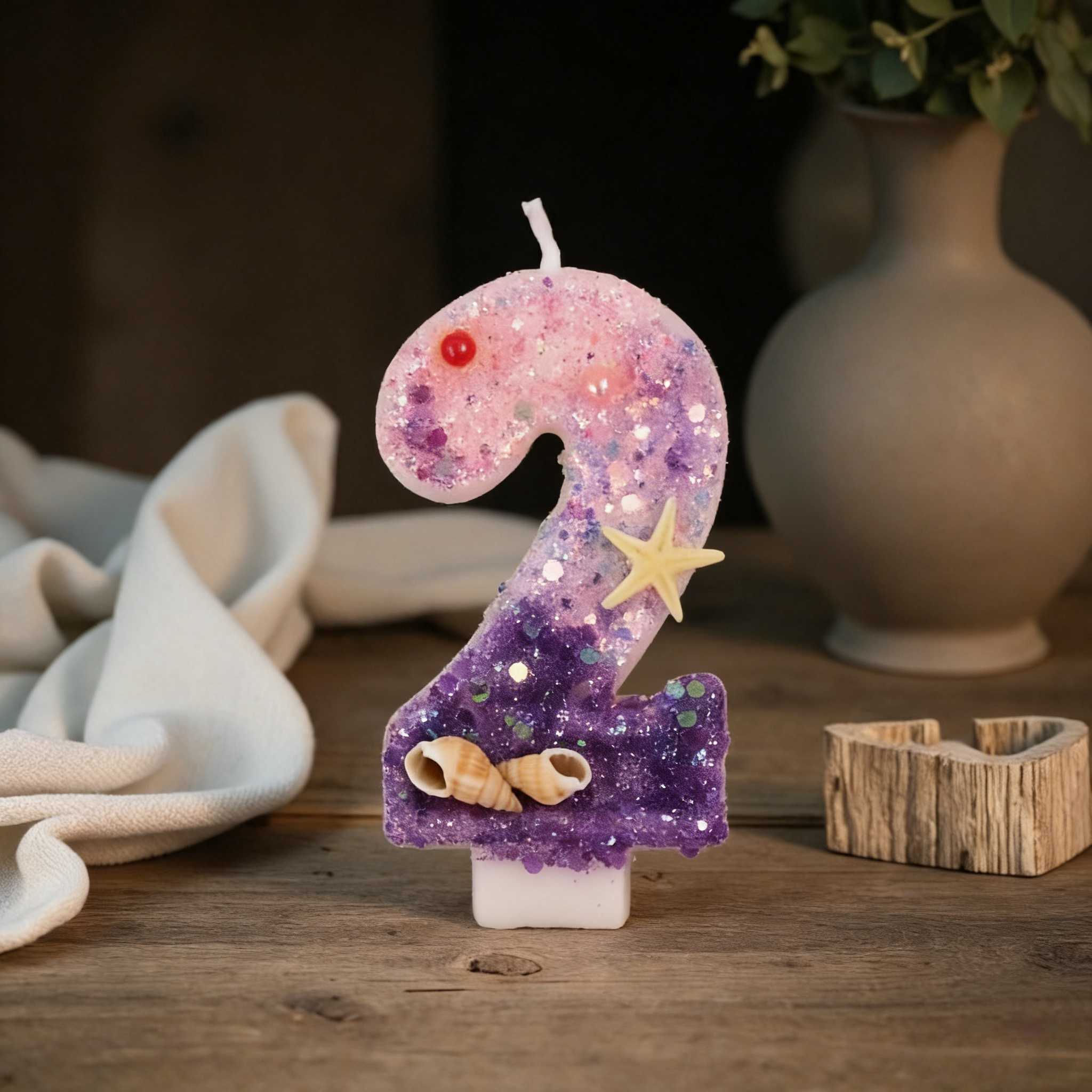 Three Color Gradient Mermaid 0 - Holiday Candle Set ulasan dan harga