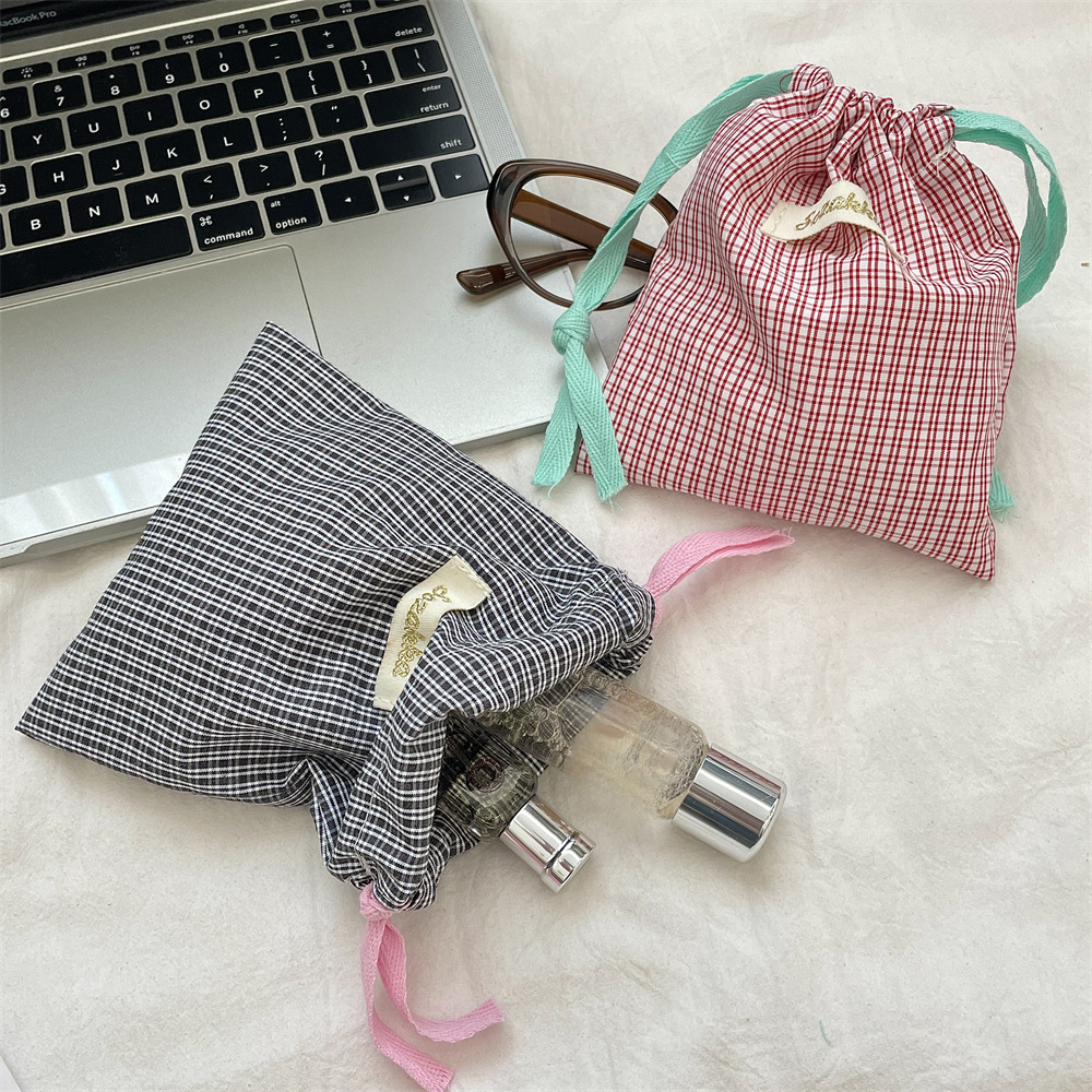 New Plaid Storage Drawstring B - Christmas Throw Blanket ulasan dan harga