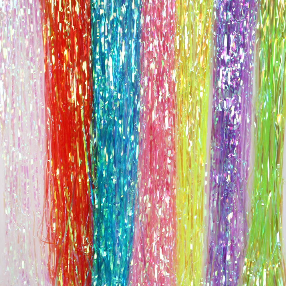2M 3M Party Backdrop Curtains  - Tinsel Garland Decoration ulasan dan harga