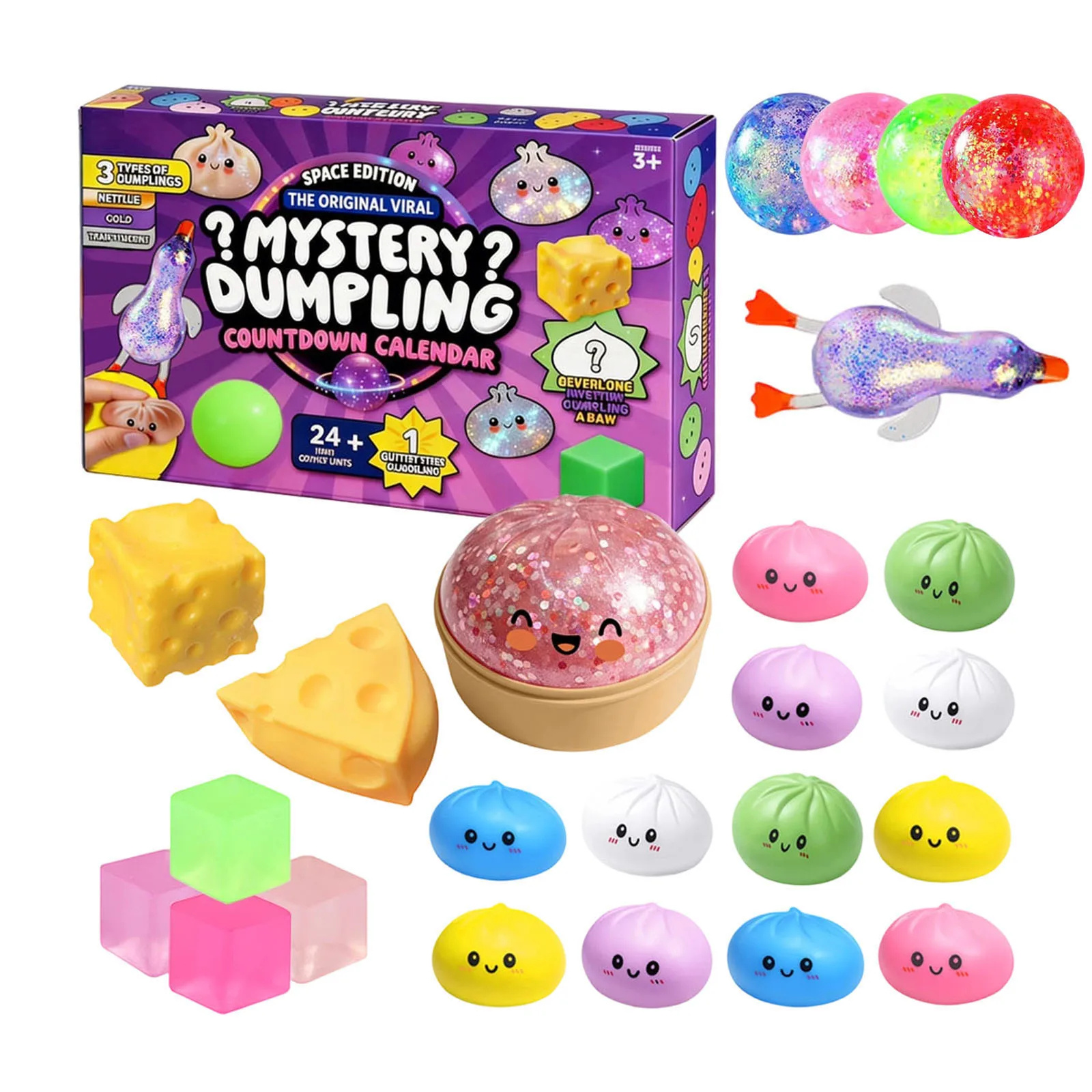 2026 Dumpling Squishy Advent C - Advent Calendar Gift ulasan dan harga