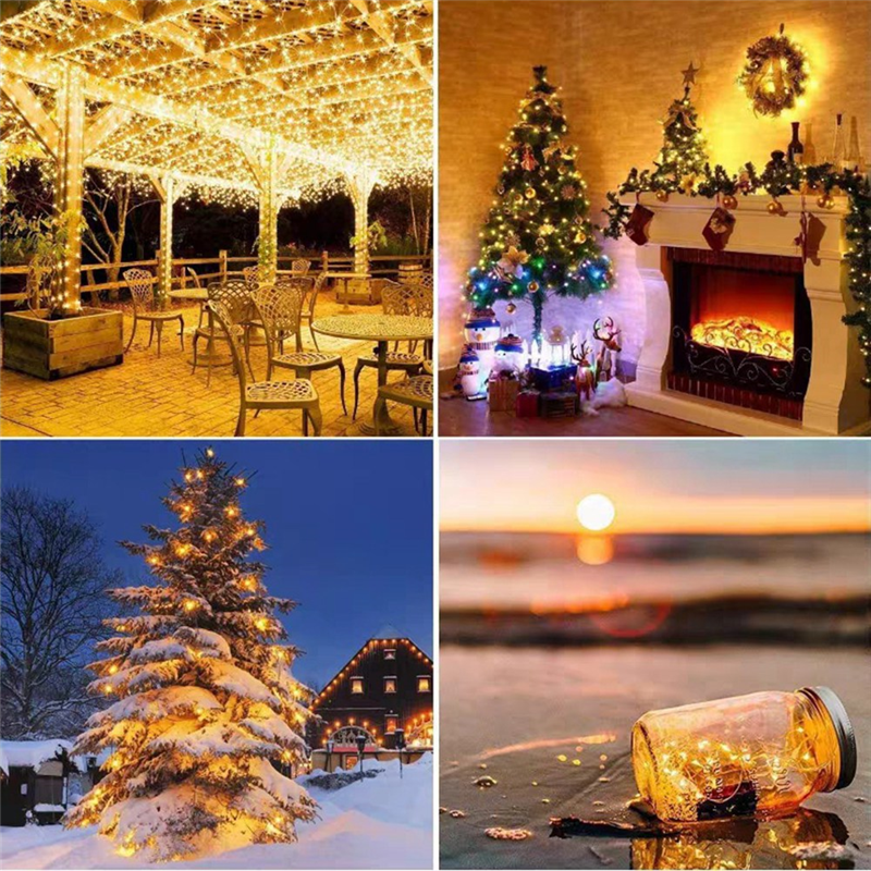 ONCE Solar Powered Lights 200  - Led Fairy String Lights ulasan dan harga