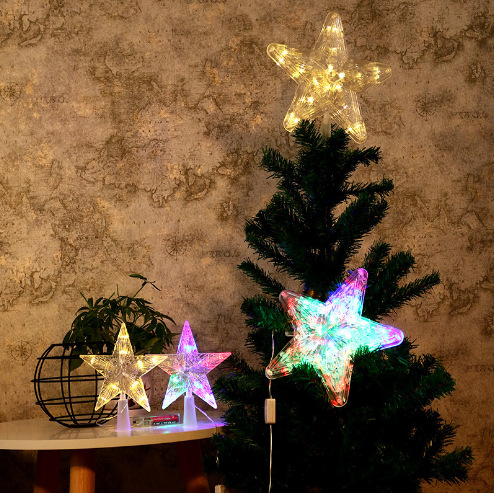 15/19/23cm Christmas Tree Top  - Star Tree Topper ulasan dan harga
