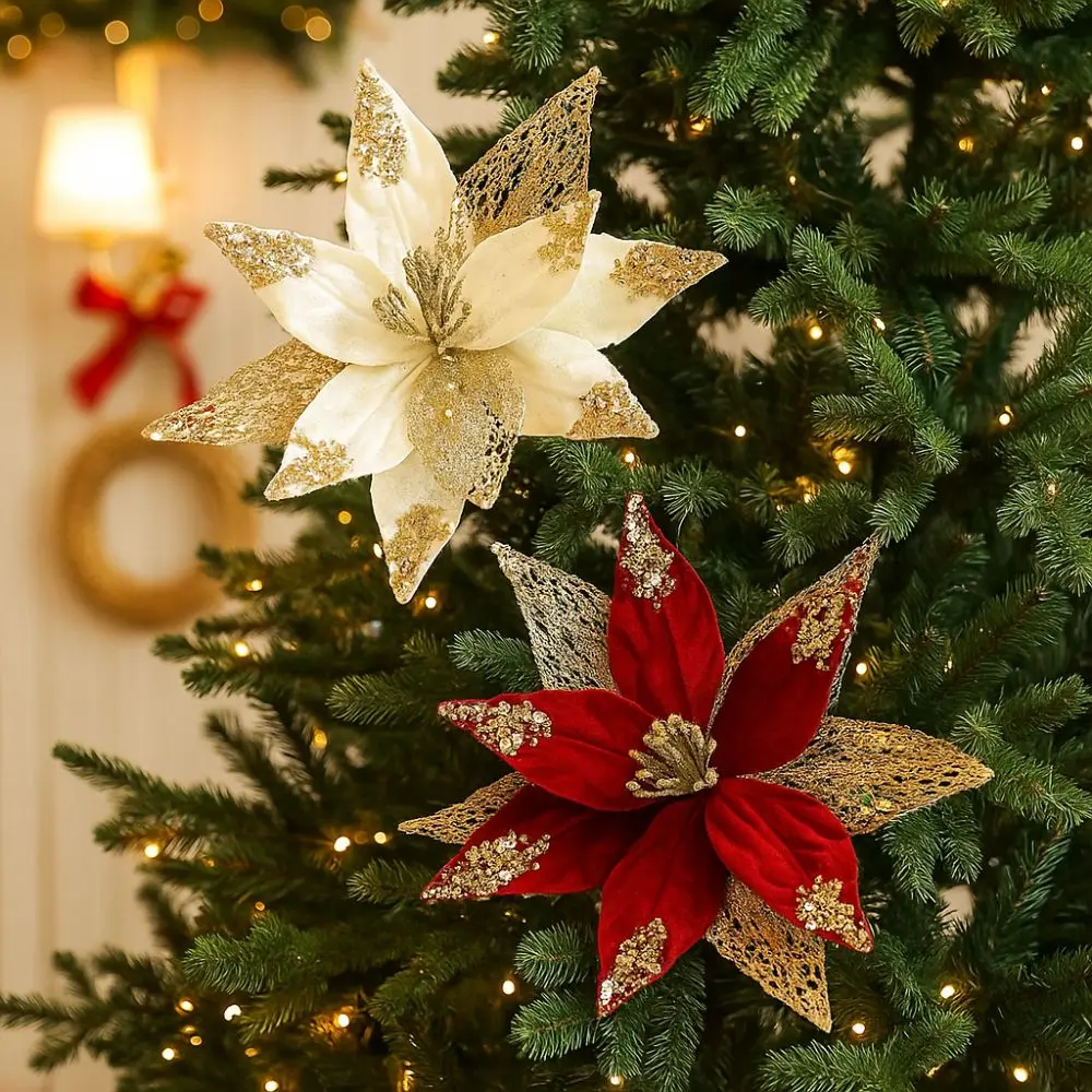 29cm Artificial Christmas Flow - Christmas Wreath Fake ulasan dan harga