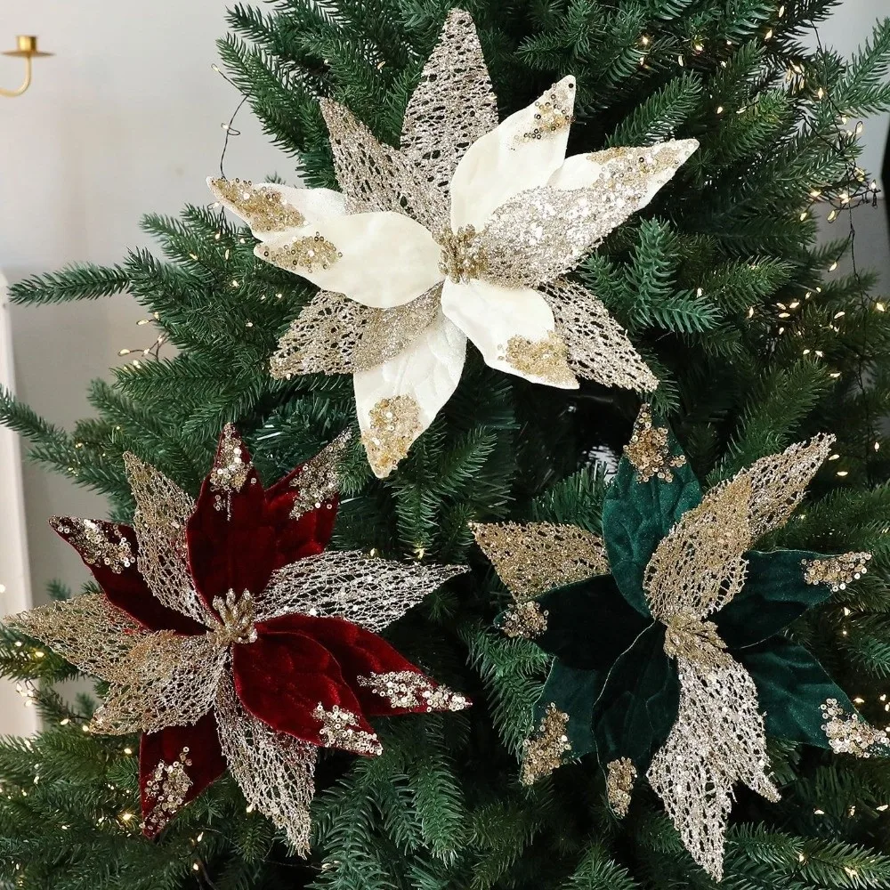 29cm Artificial Christmas Flow - Christmas Wreath Fake ulasan dan harga
