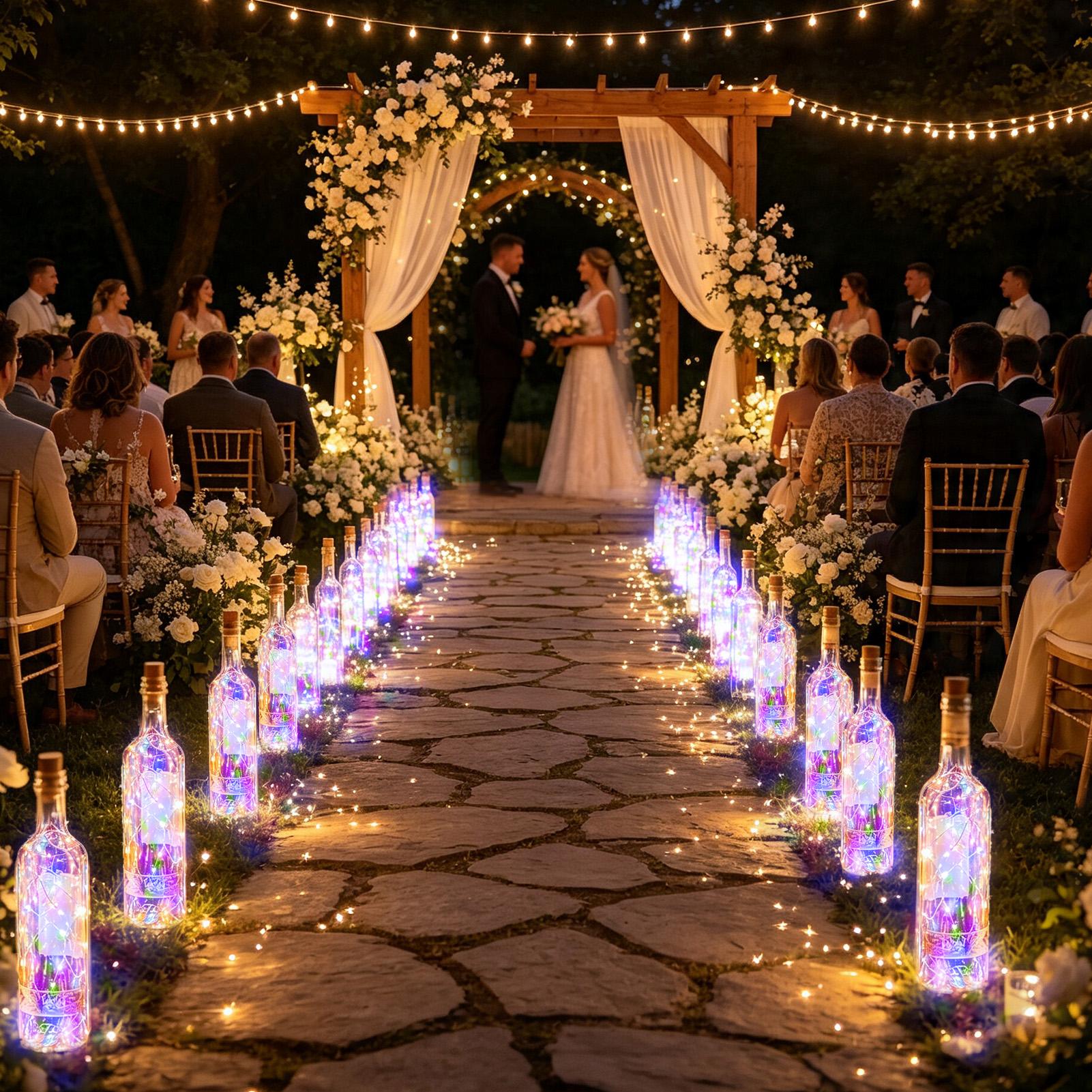 Solar Wine Bottle Lights LED W - Led Fairy String Lights ulasan dan harga