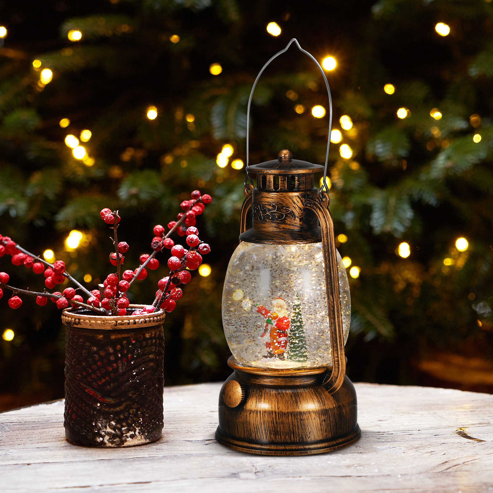 Lighted Musical Snow Globe Lan - Snow Globe Musical ulasan dan harga