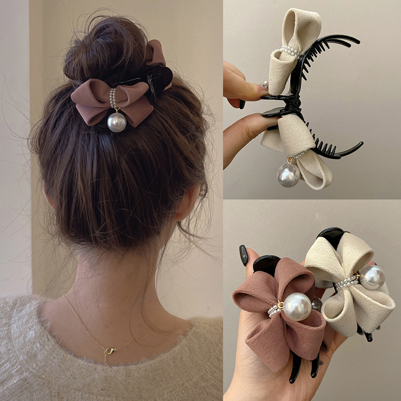 1PC Beautiful New Pearl Bow Ti - Ribbon Bow Gift ulasan dan harga