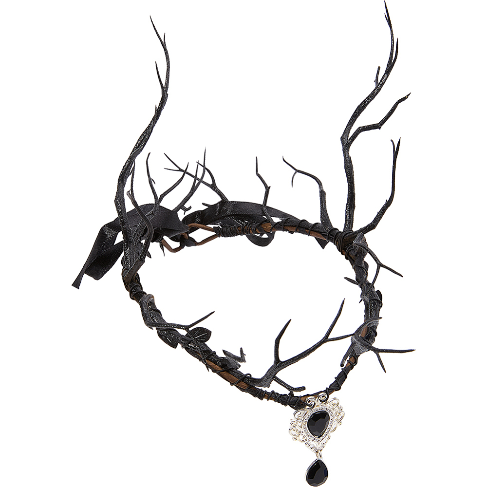 Black Fairy Headpiece Dark Rei - Reindeer Antlers Headband ulasan dan harga