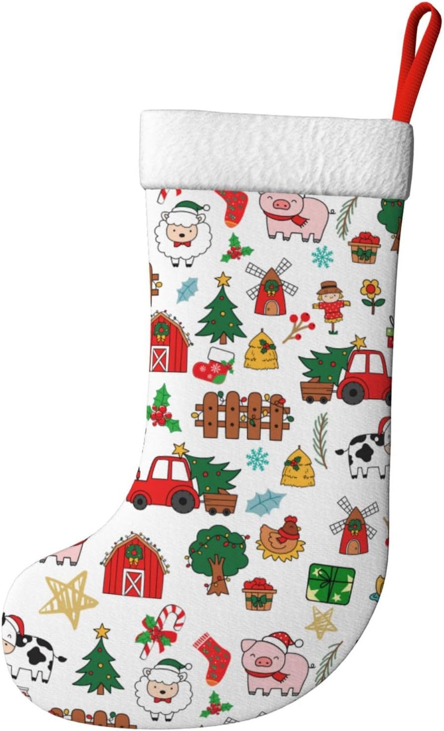 Farm Animals Christmas Stockin - Christmas Stocking Hanging ulasan dan harga