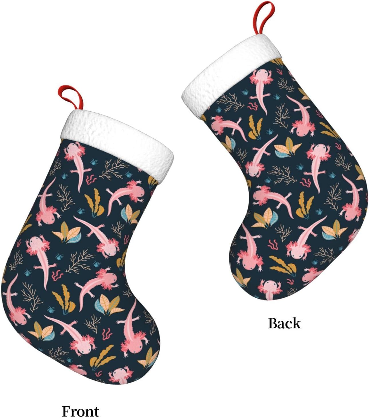 Cute Axolotl Christmas Stockin - Christmas Stocking Hanging ulasan dan harga