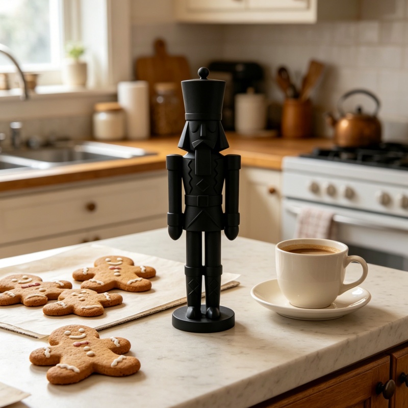 Minimalist Black Nutcracker So - Nutcracker Figurine ulasan dan harga
